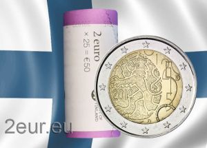 FINLAND 2 EURO 2010 - 150TH ANNIVERSARY OF FINNISH CURRENCY